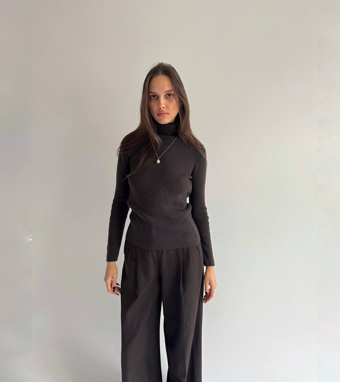 Vintage merino wool turtleneck