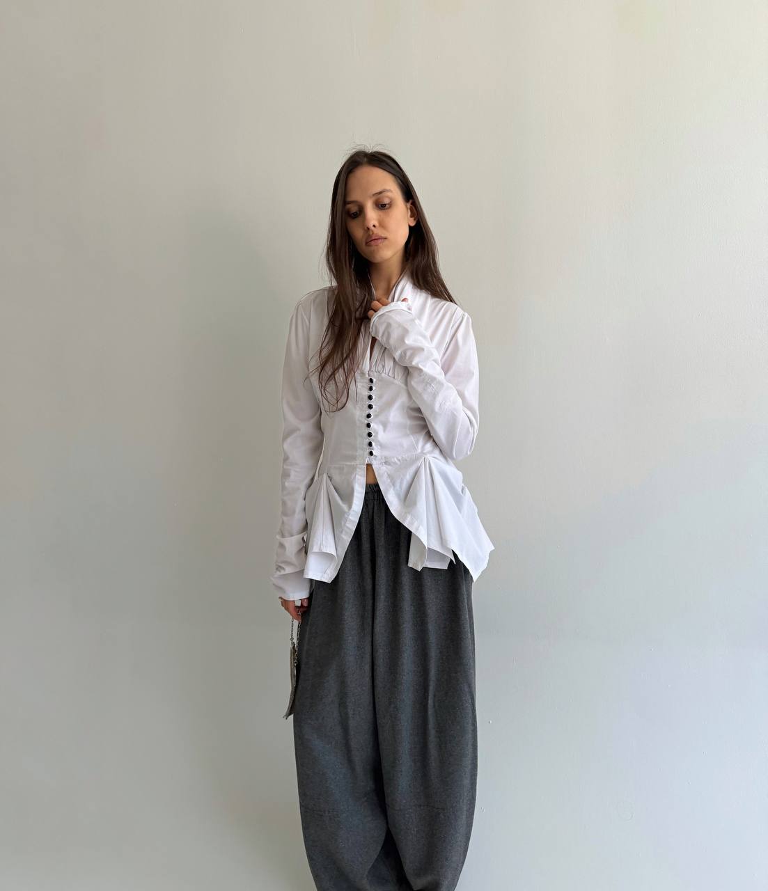 Vintage avant garde romantic blouse