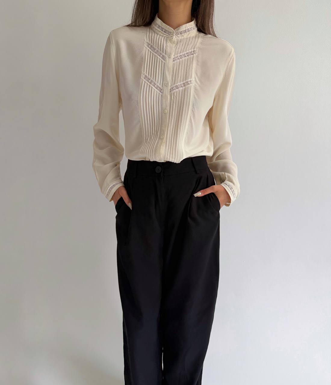 Vintage Laura Ashley pure silk blouse