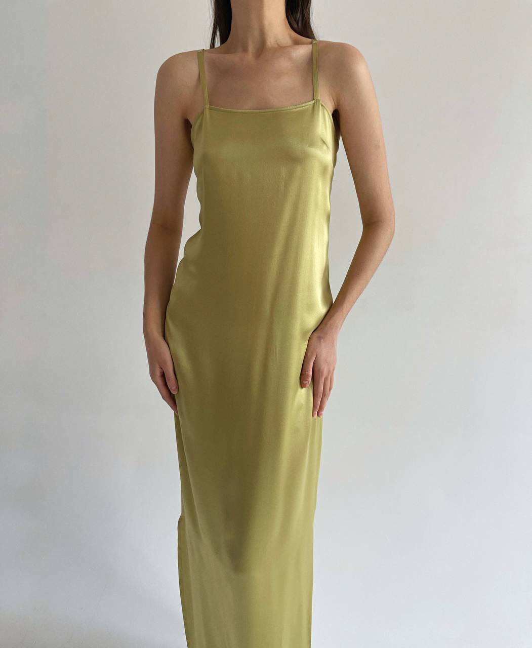 Vintage Christian Lacroix 100% pure silk maxi chemise dress