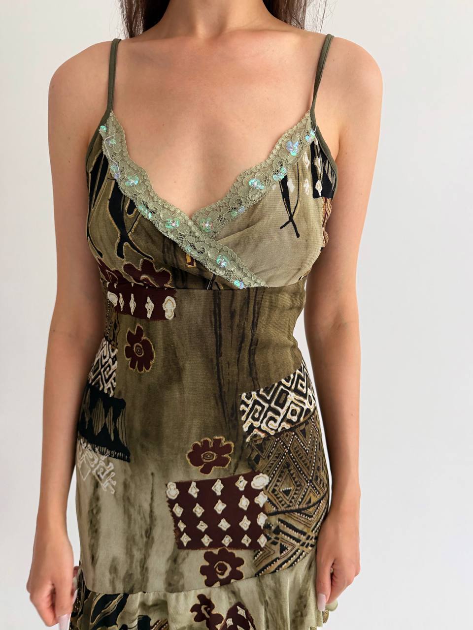 Vintage Y2K printed dress