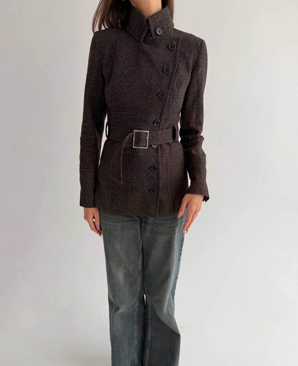 Karen Millen 100% wool asymmetrical jacket