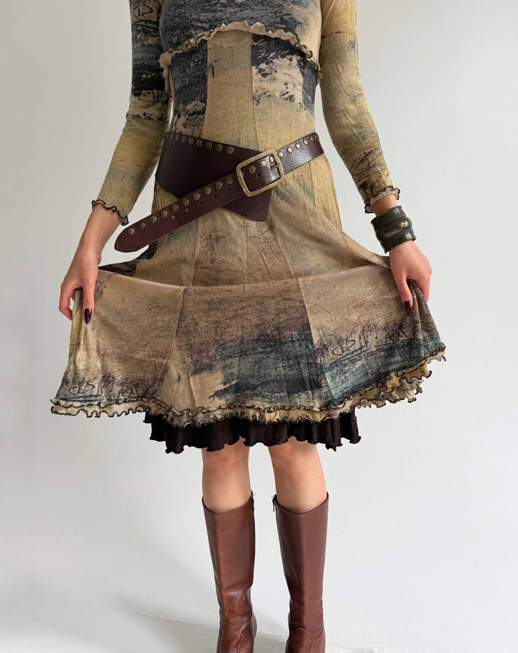 Vintage Italian printed dress