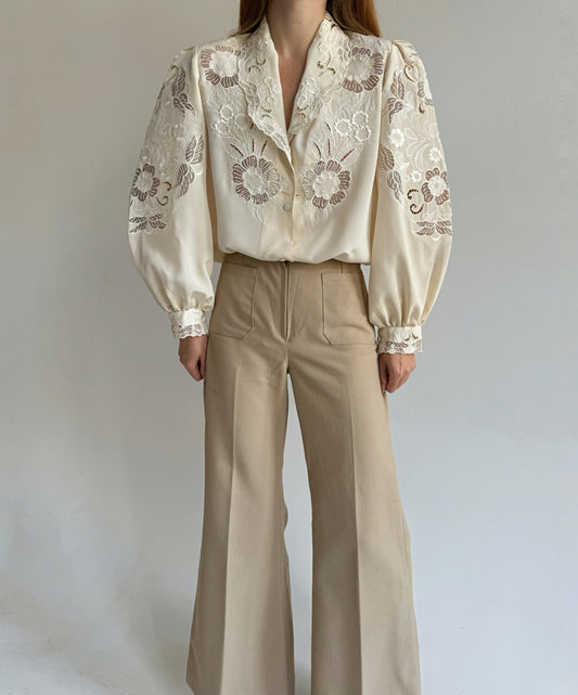 Vintage embroidery blouse