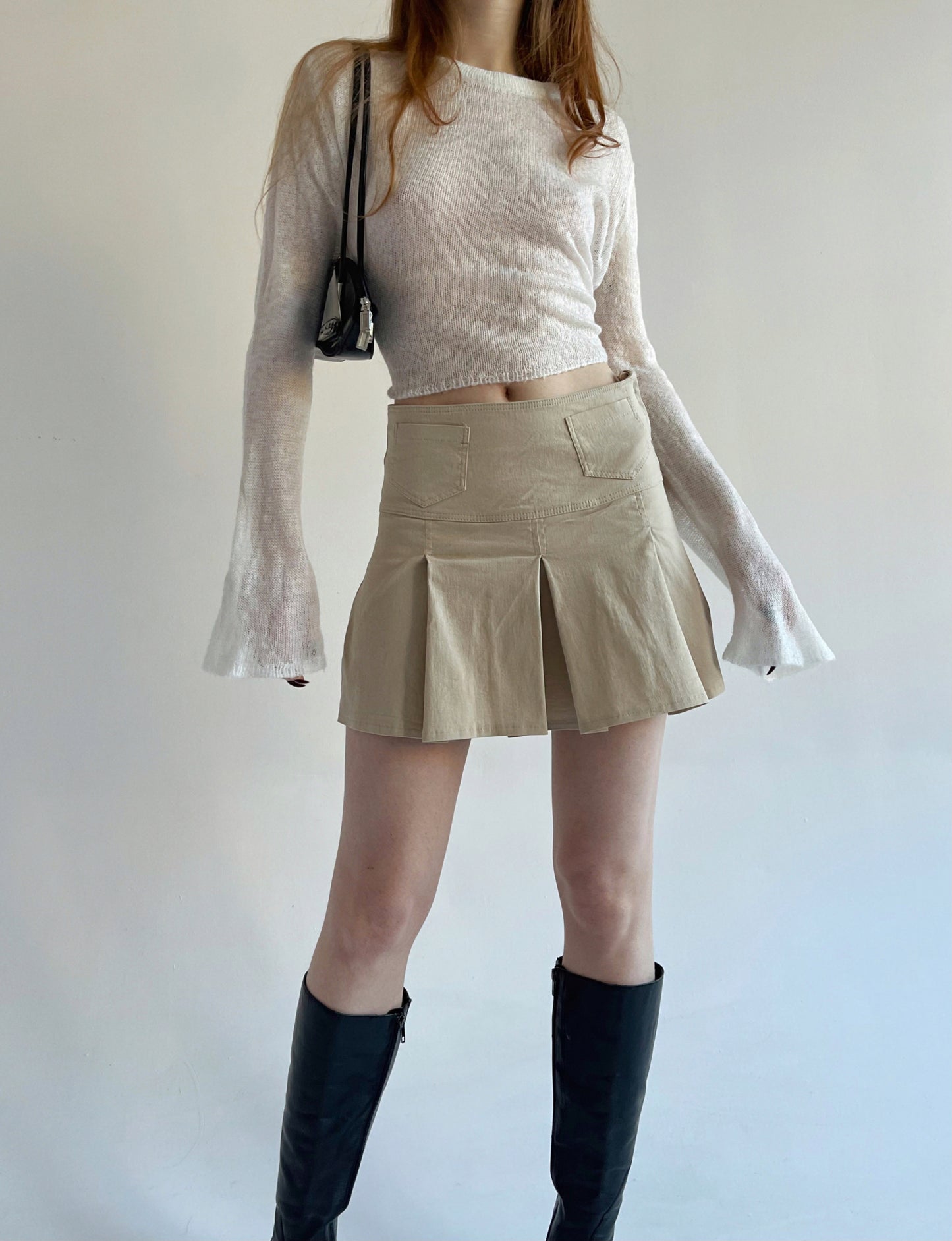 Vintage 75% cotton mini skirt