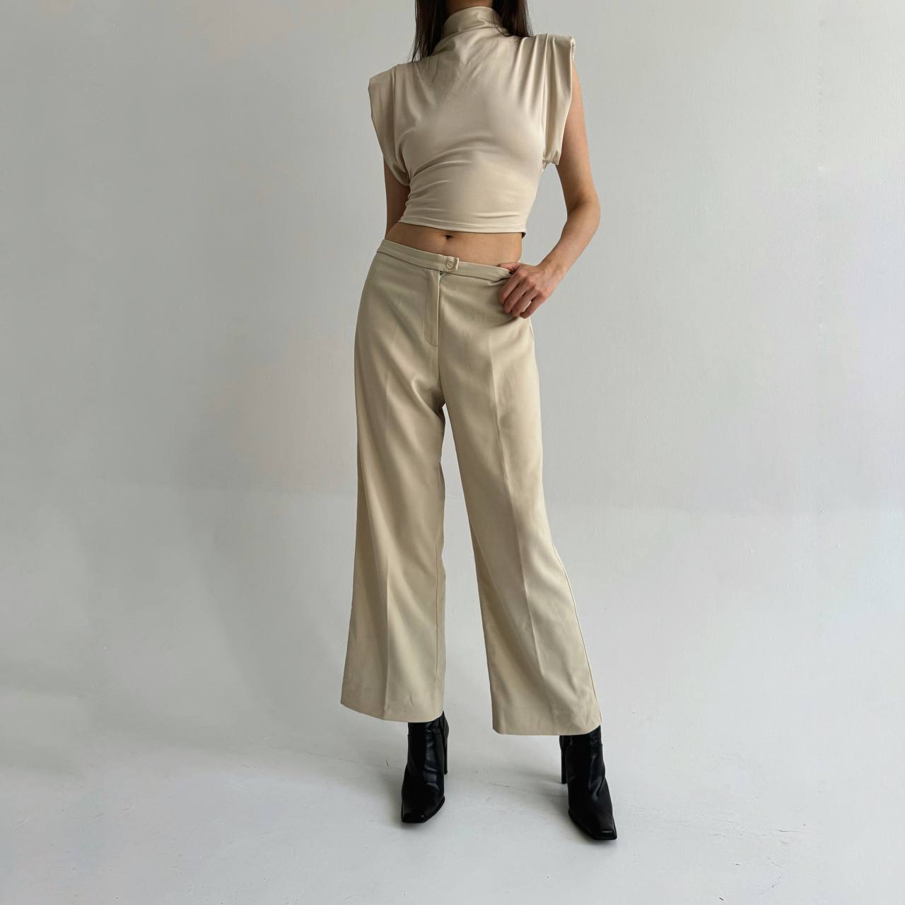 Vintage made in France beige pants