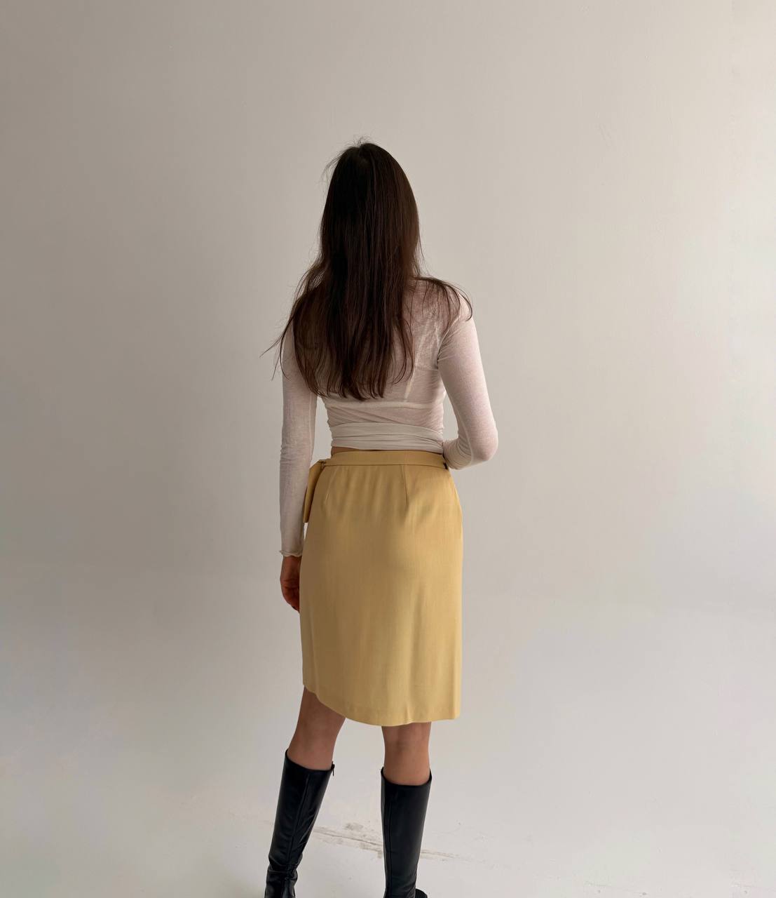 Max Mara wool and viscose skirt