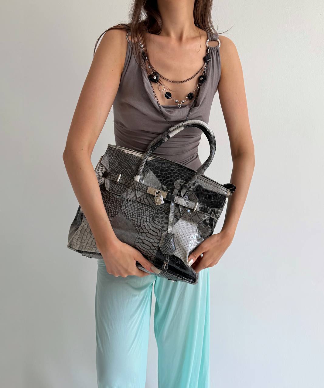 Vintage patchwork print birkin