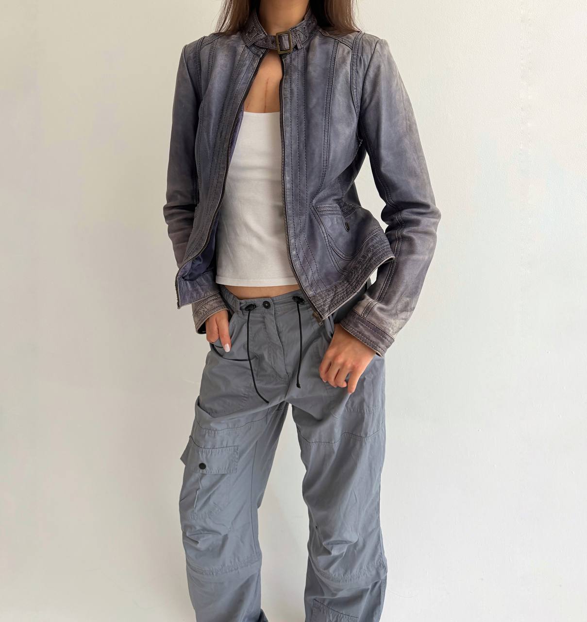 Vintage genuine leather jacket