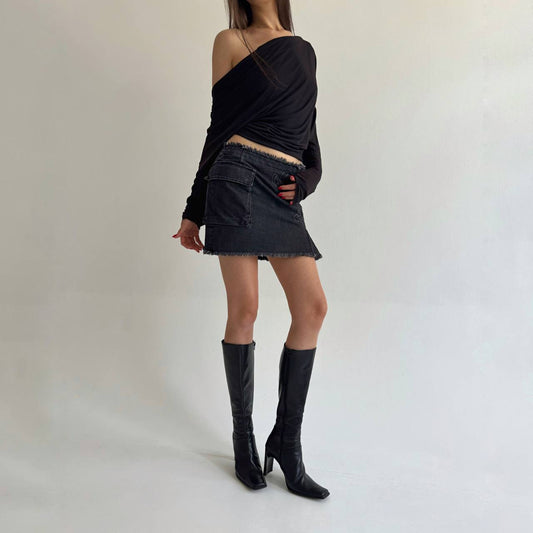 Iceberg mini skirt with tribals