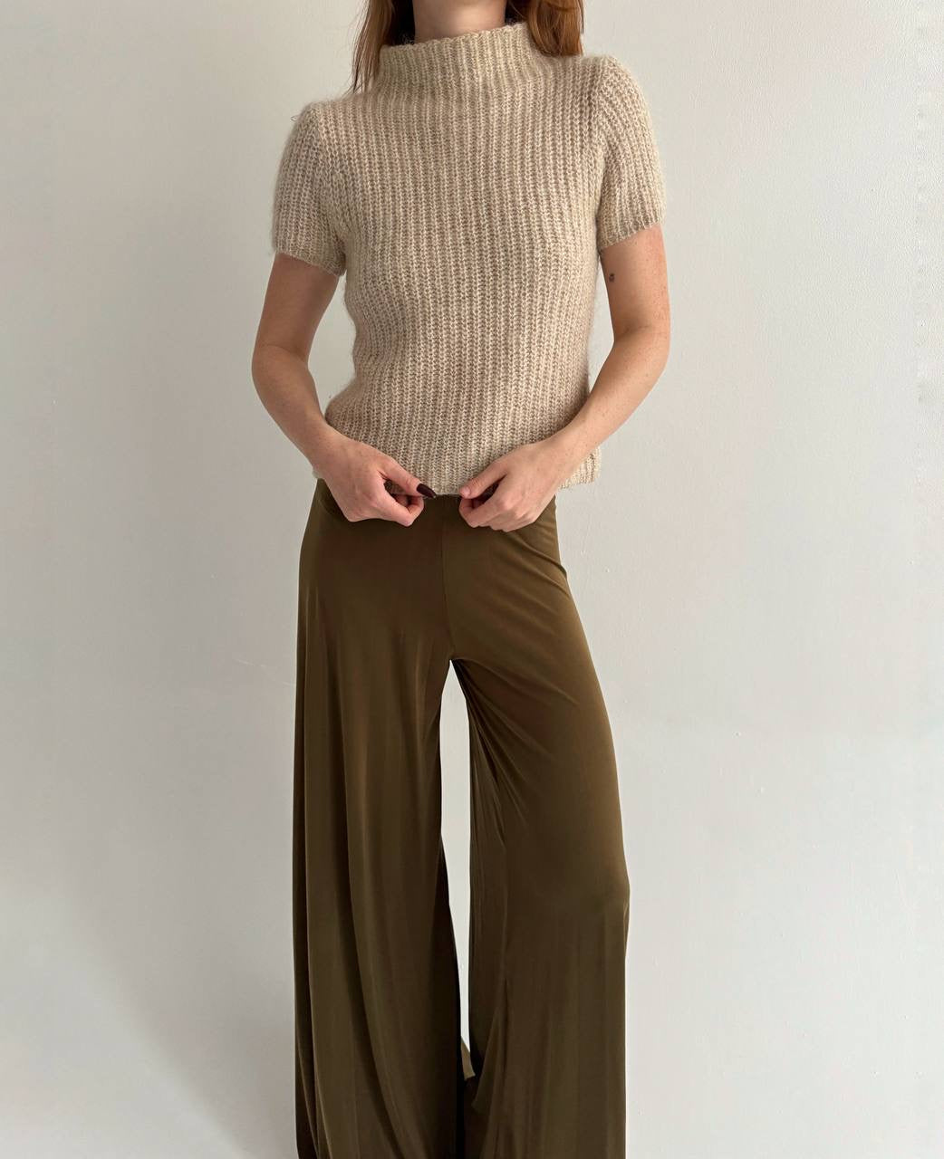 Vintage 30% mohair 30% viscose knitted jumper