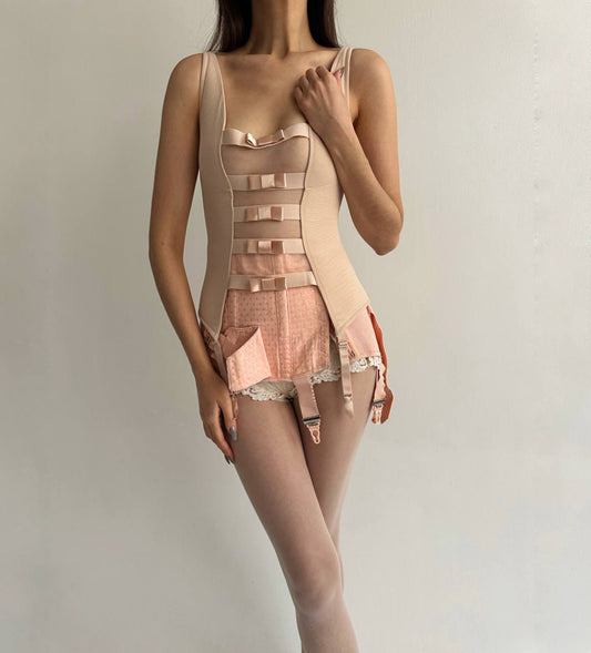 Chantal Thomass baby pink corset
