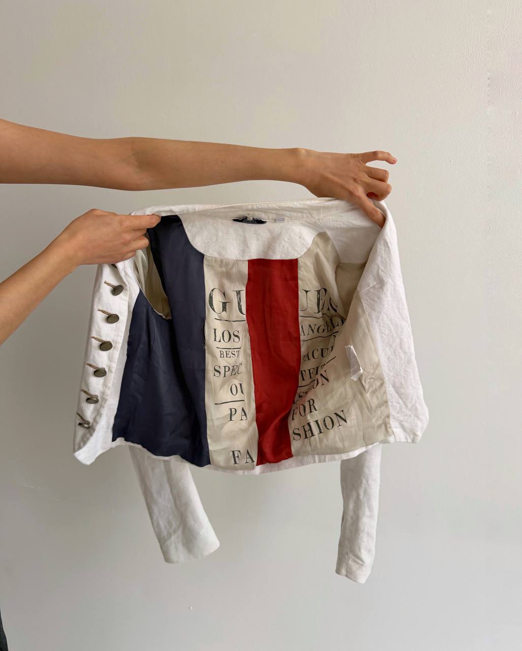 Guess linen and cotton napoleon type jacket