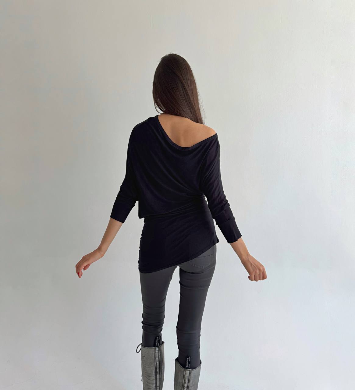 Vintage asymmetrical avant garde top