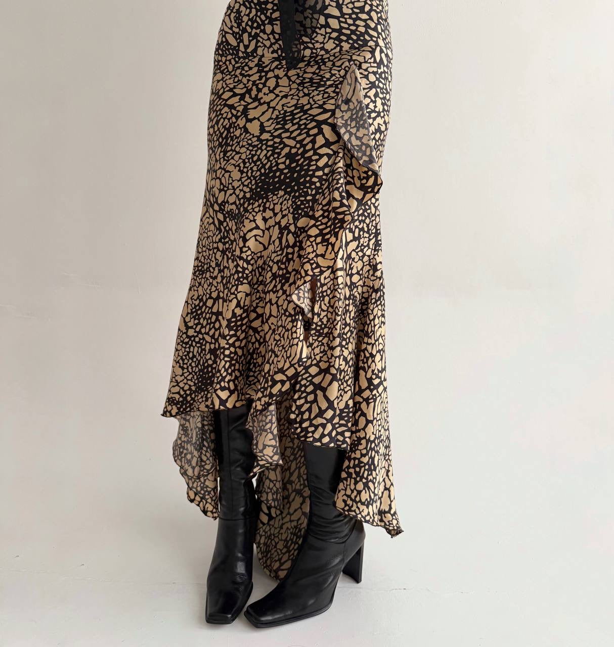 Marciano by Guess 100% pure silk asymmetrical skirt