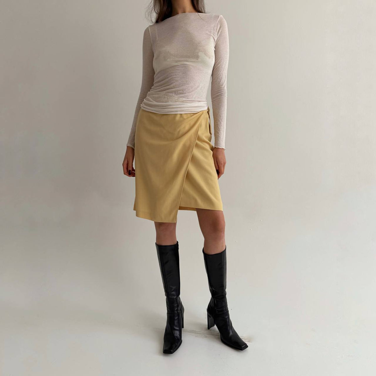 Max Mara wool and viscose skirt