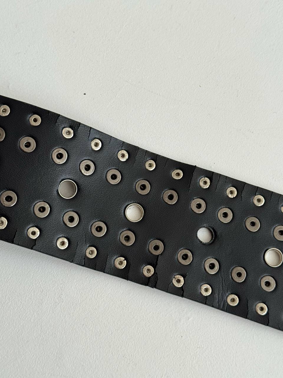 Vintage metallic studded belt