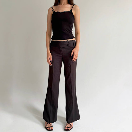 Vintage grey office siren pants
