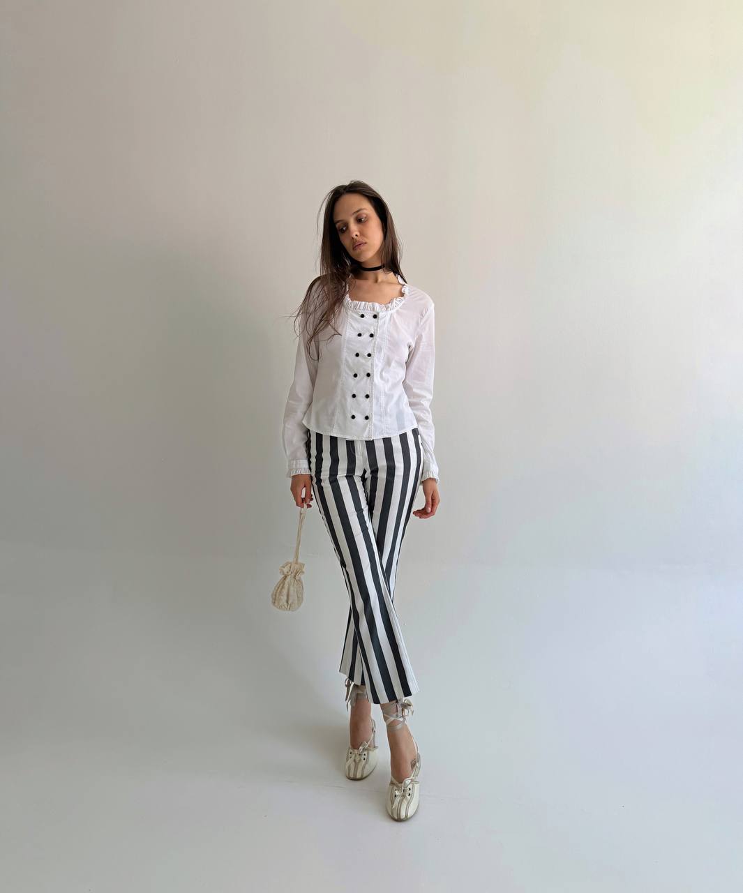 Moschino clowncore striped pants