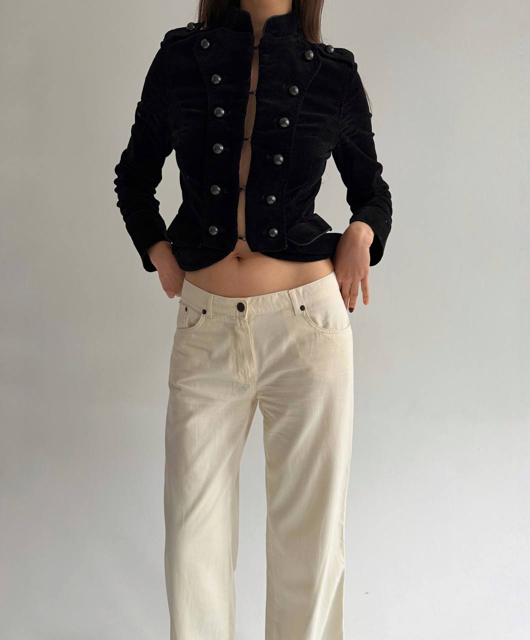Vintage Plein Sud cotton beige pants