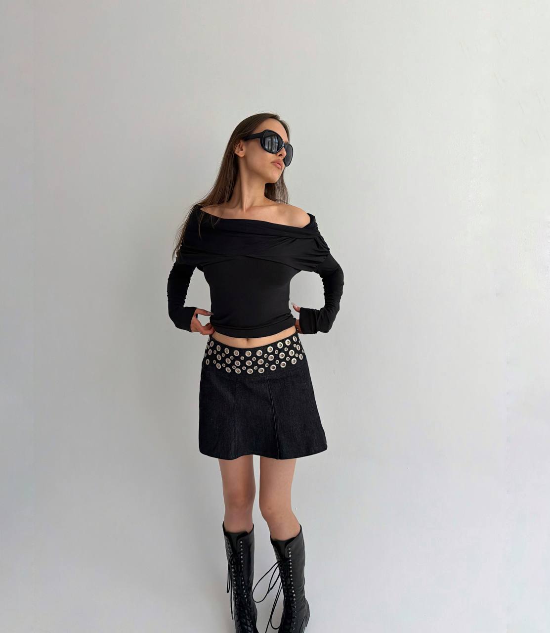 Vintage Blumarine denim skirt