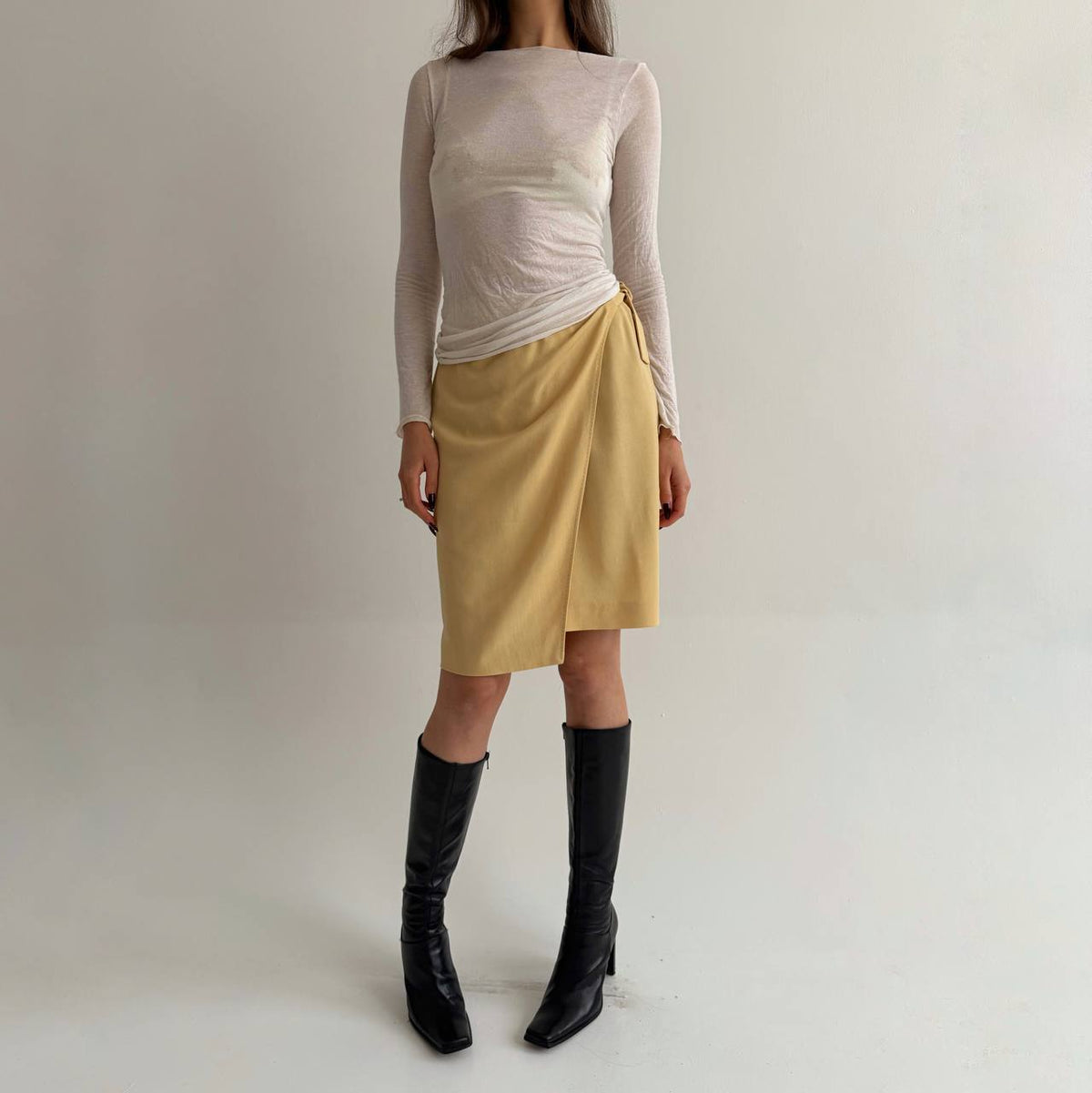 Max Mara wool and viscose skirt