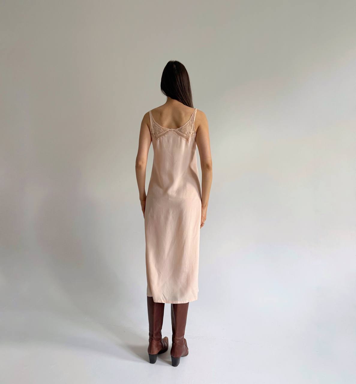 Vintage pure silk slip dress