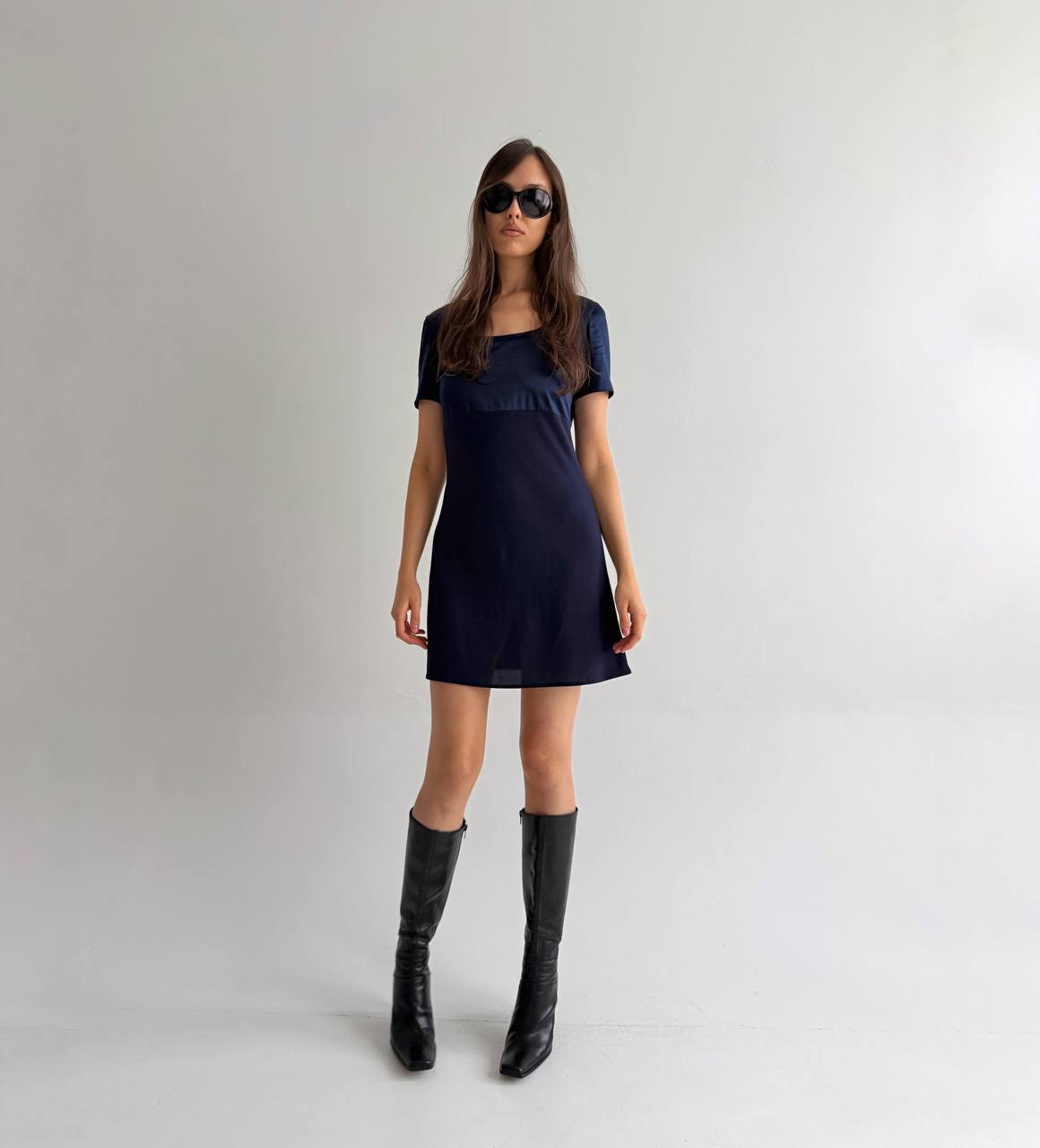 Vintage acetate blend French dress