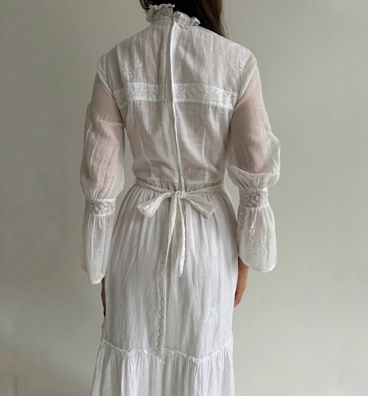 Vintage cotton Edwardian style dress