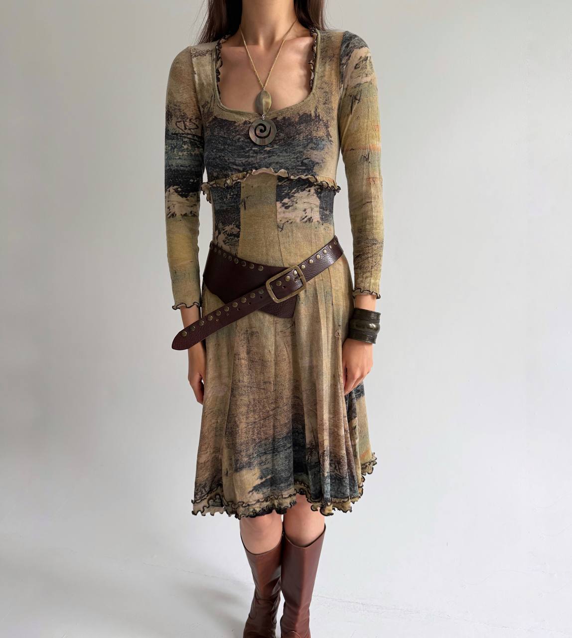 Vintage Italian printed dress