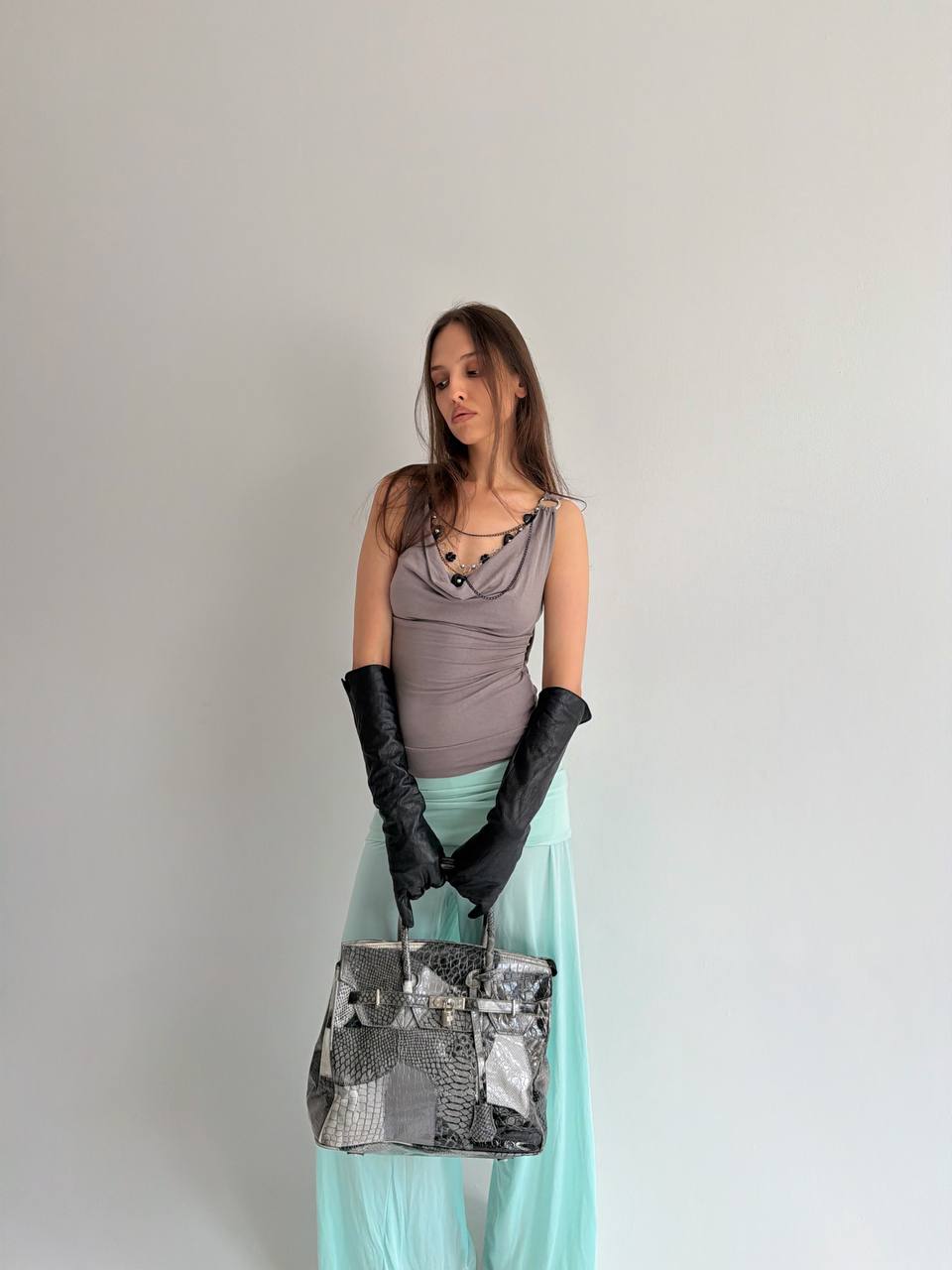 Vintage Y2K top with necklace