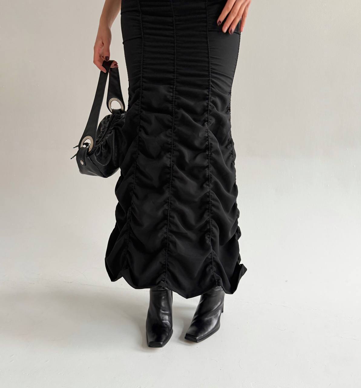 Vintage crinkle mermaid skirt