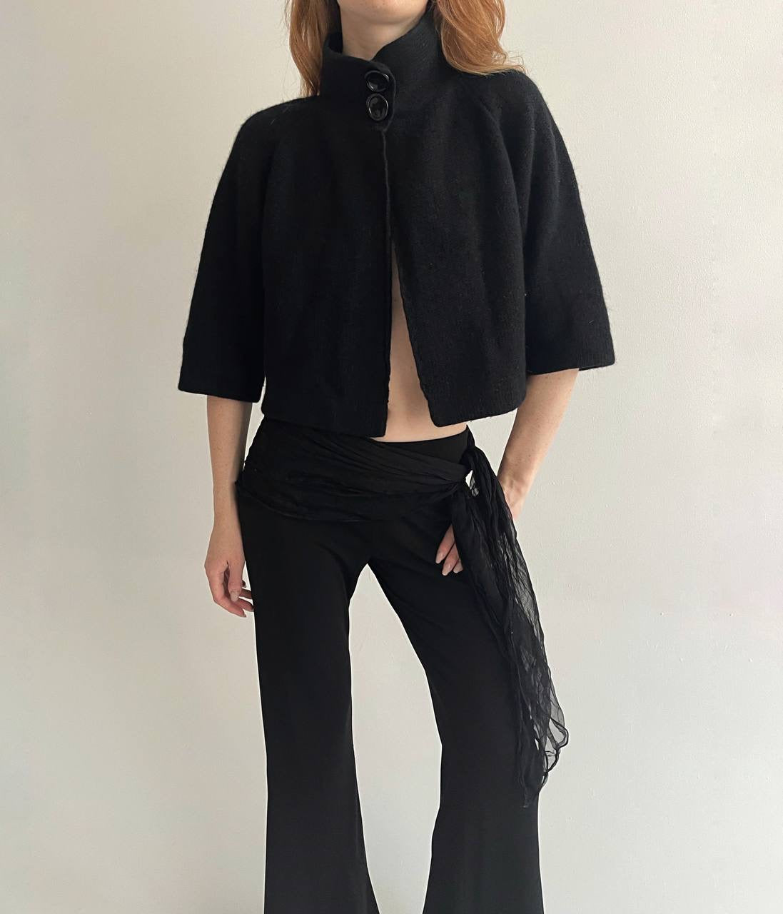 Vintage 70% lambswool 20% angora knitted cardigan