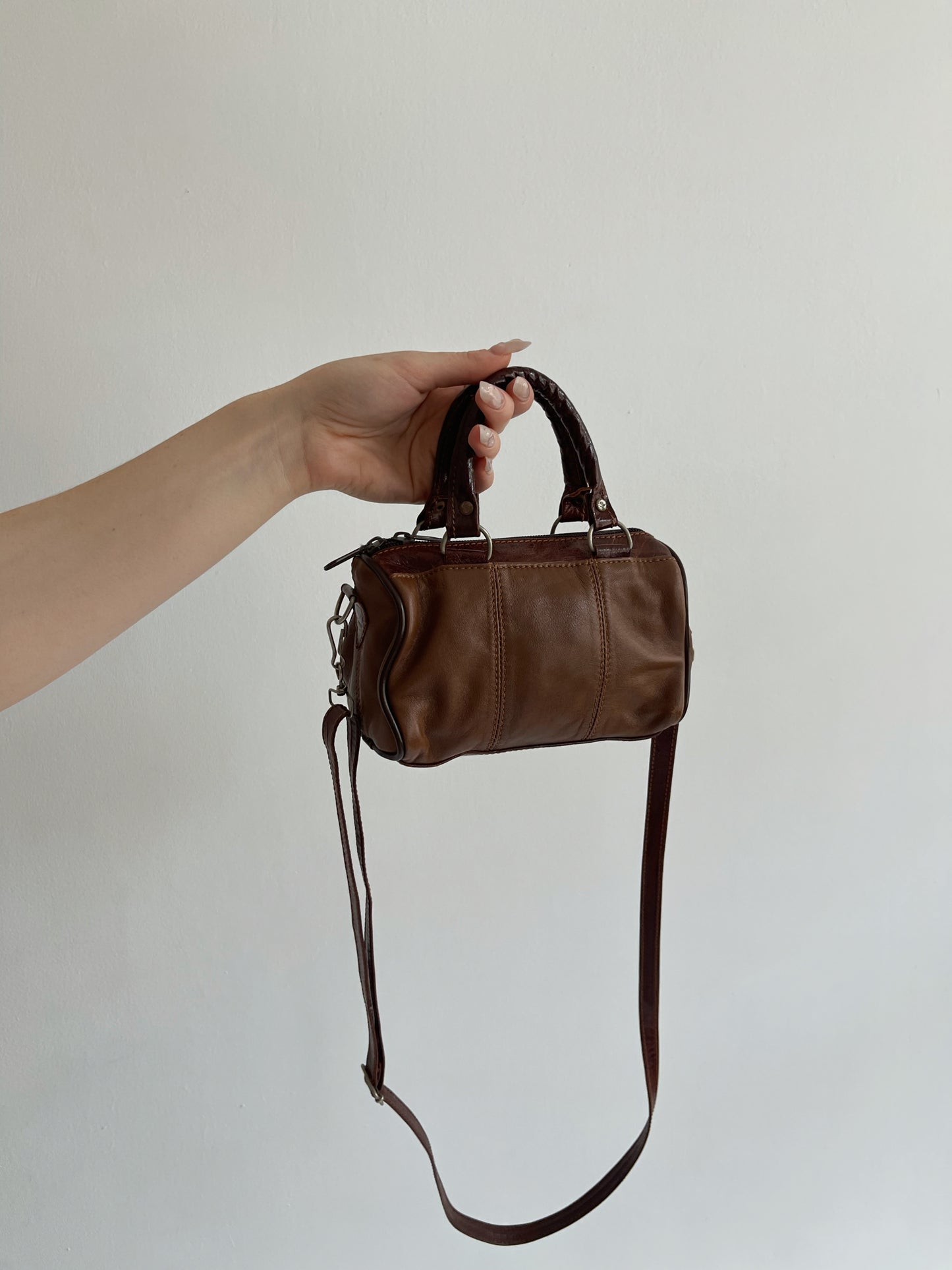 Vintage genuine leather mini bag