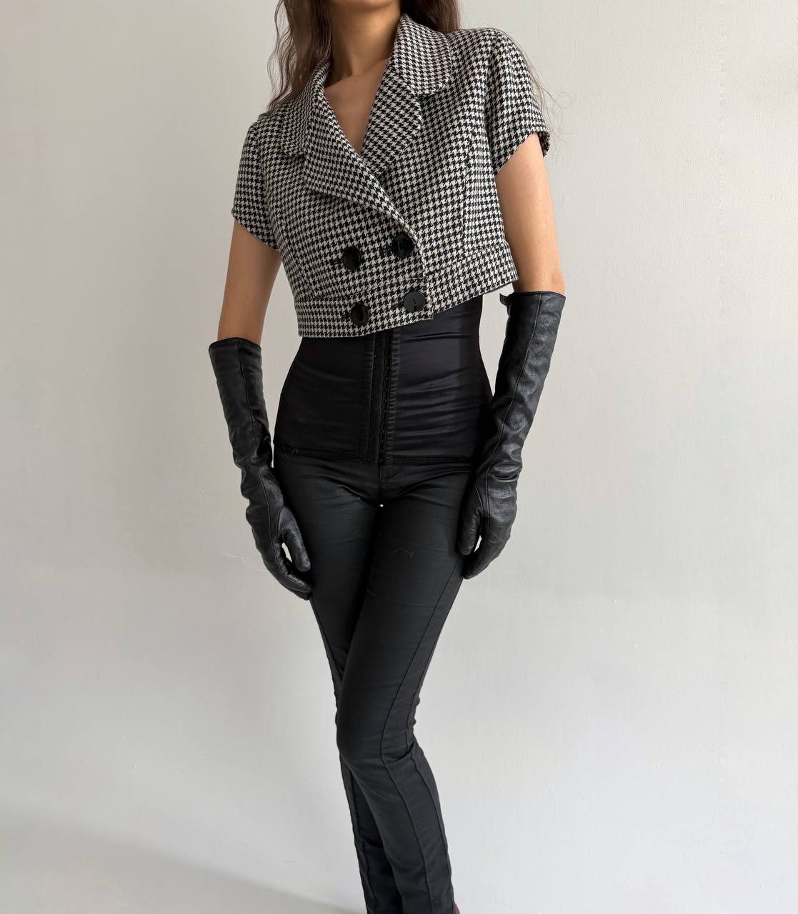 Woollen cropped jacket