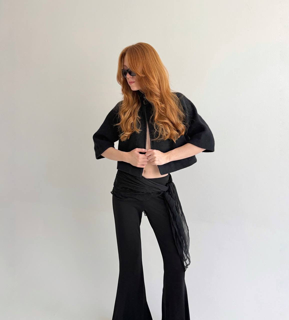 Vintage 70% lambswool 20% angora knitted cardigan