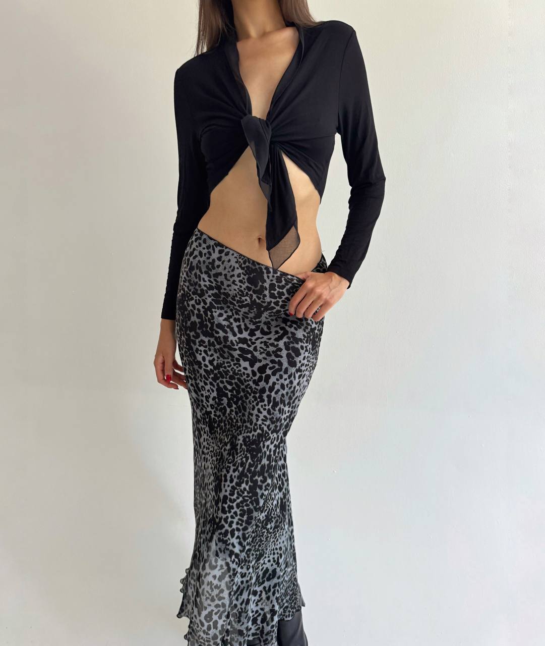 Vintage viscose wrap top