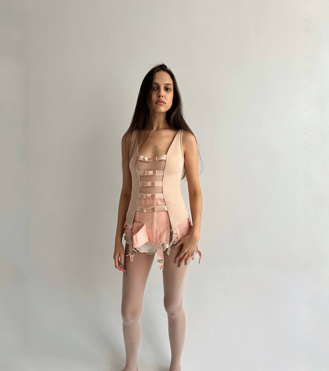 Chantal Thomass baby pink corset