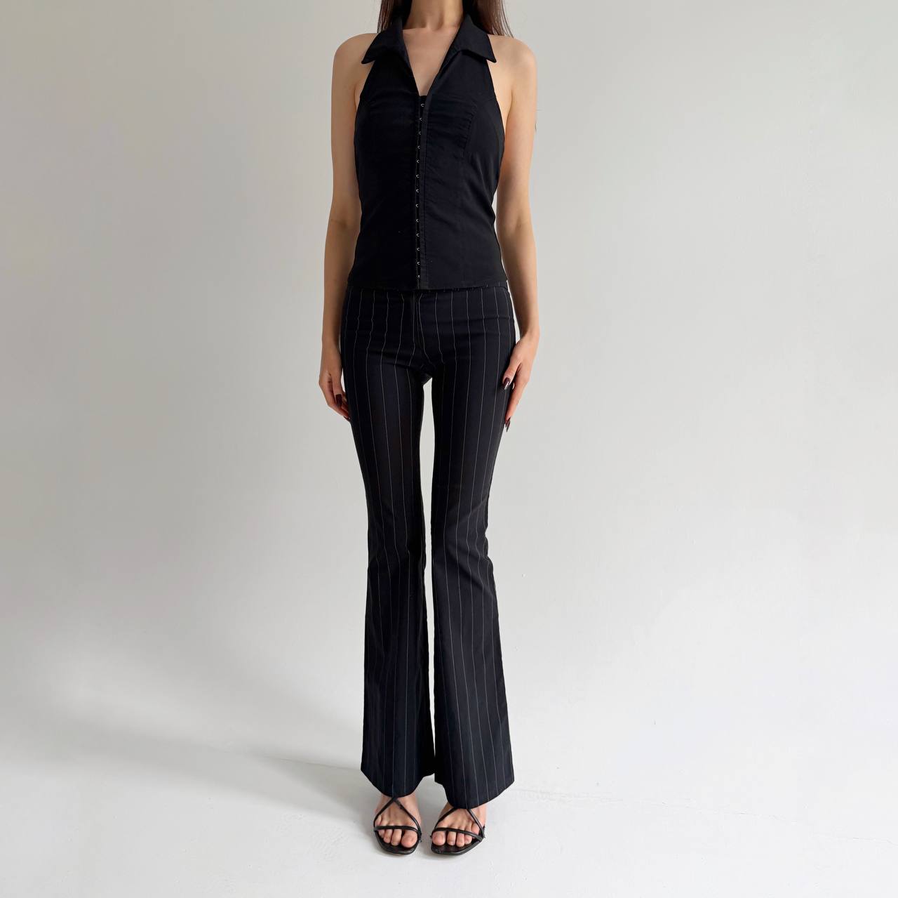 Vintage viscose office siren pants