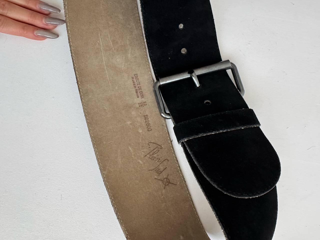 Vintage Plein Sud genuine leather belt