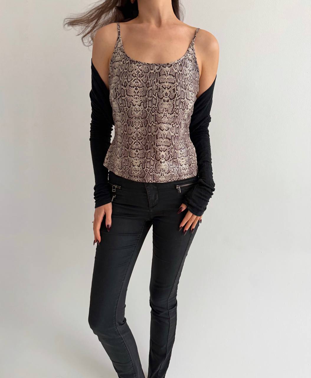Vintage Gianfranco Ferre snake top