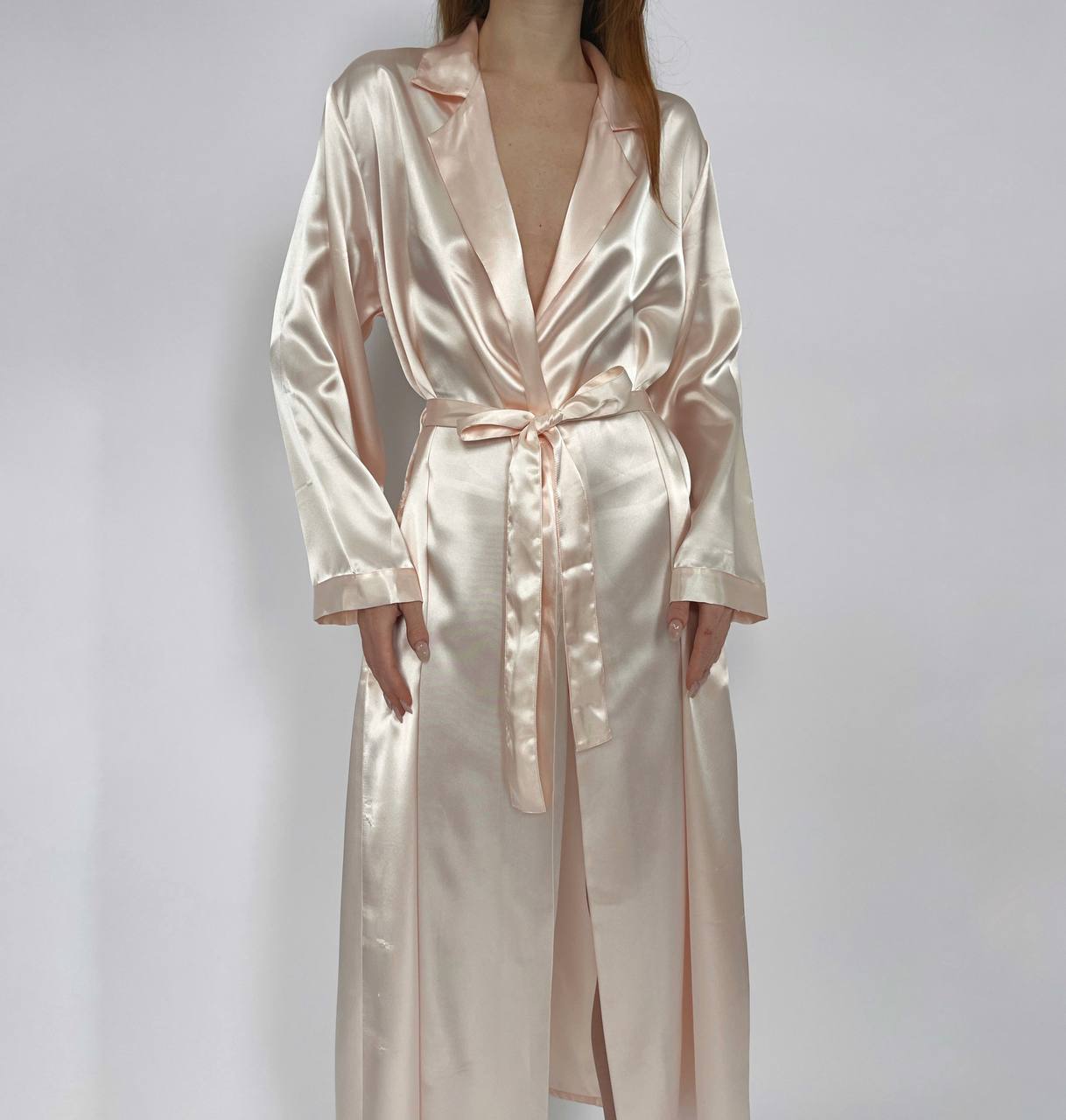 Vintage satin long night gown