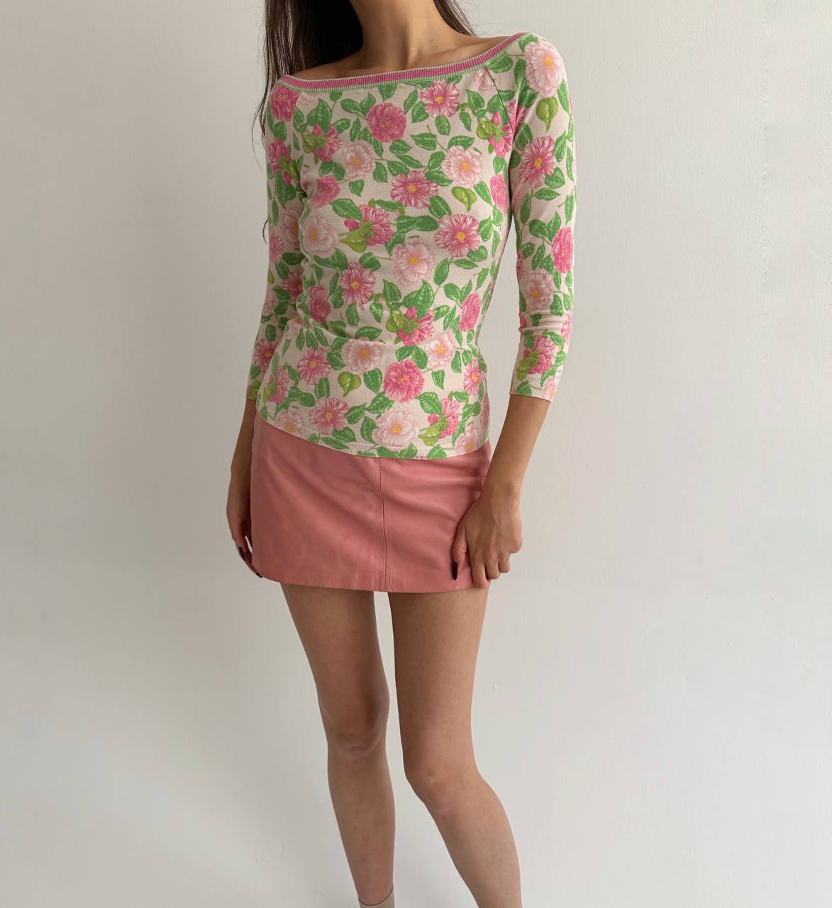 Vintage Blumarine flower blouse