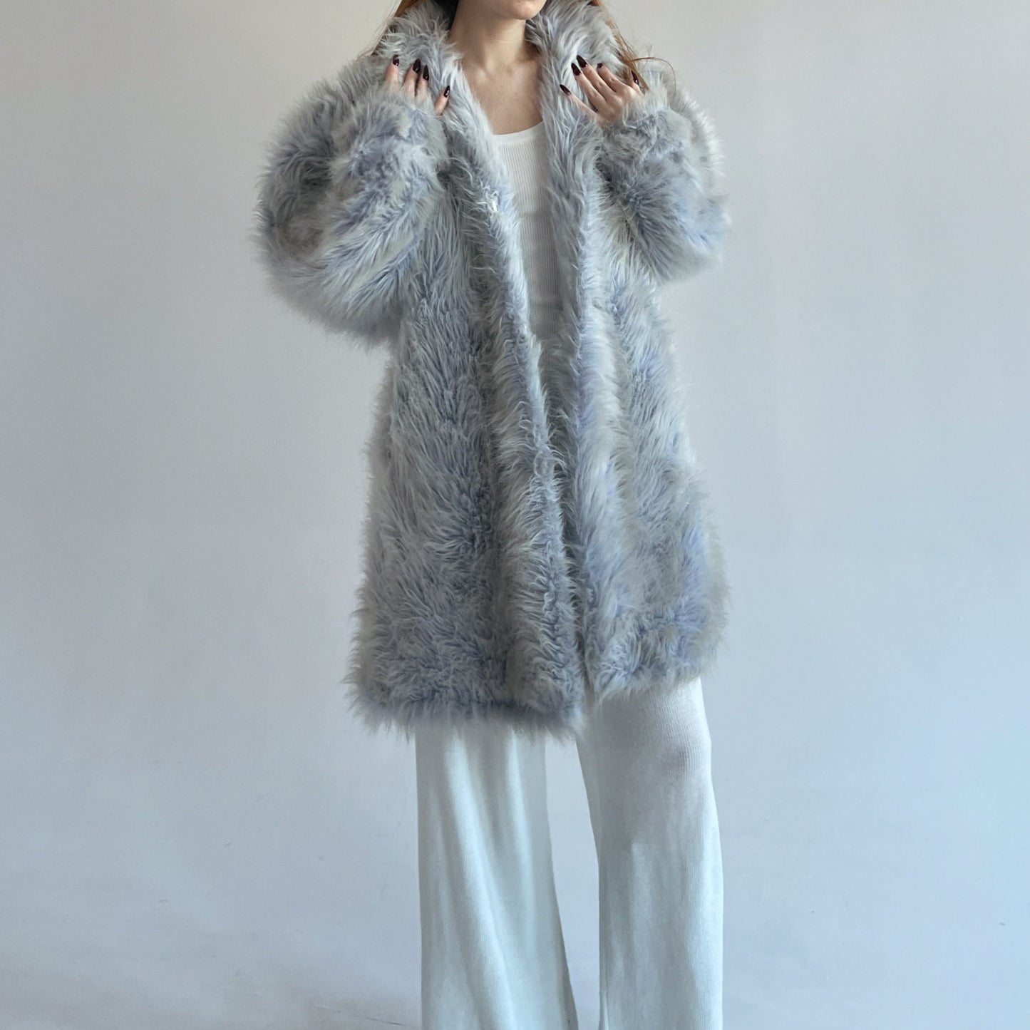 Cute vintage oversized faux fur