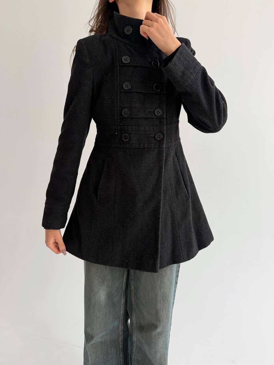 Vintage wool blend pea coat