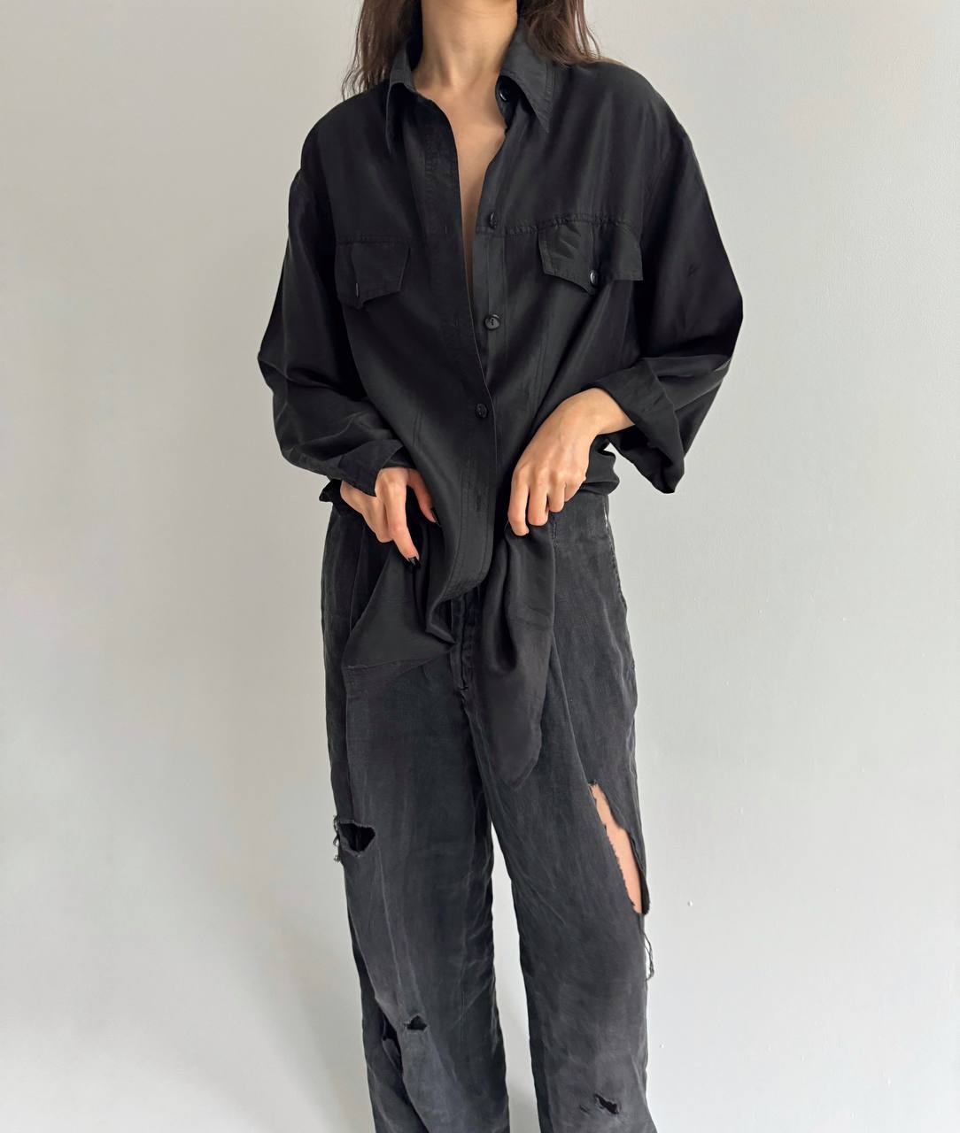 Vintage pure silk shirt