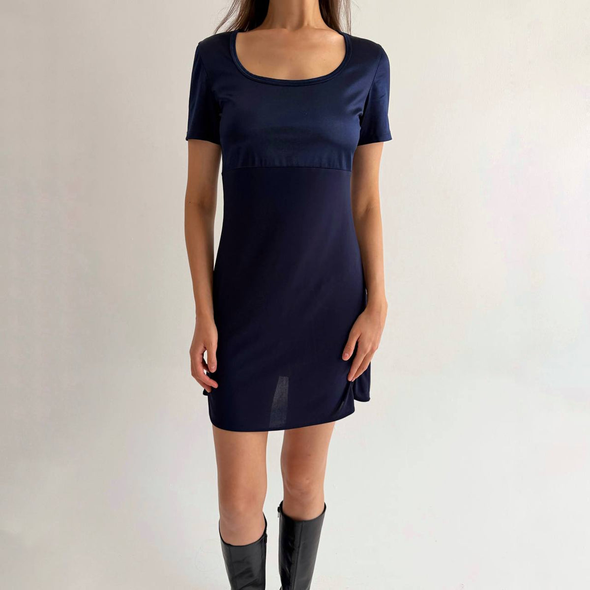 Vintage acetate blend French dress