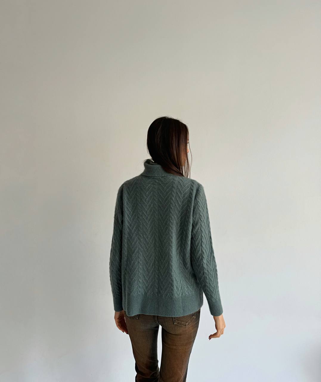 Vintage cashmere and merino wool sweater