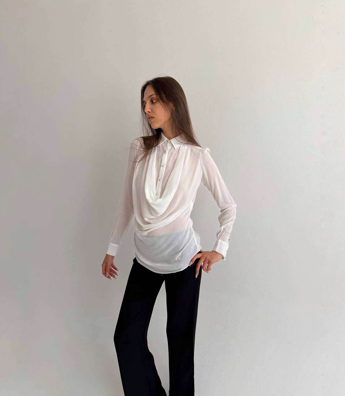 Vintage Plein Sud avant garde blouse