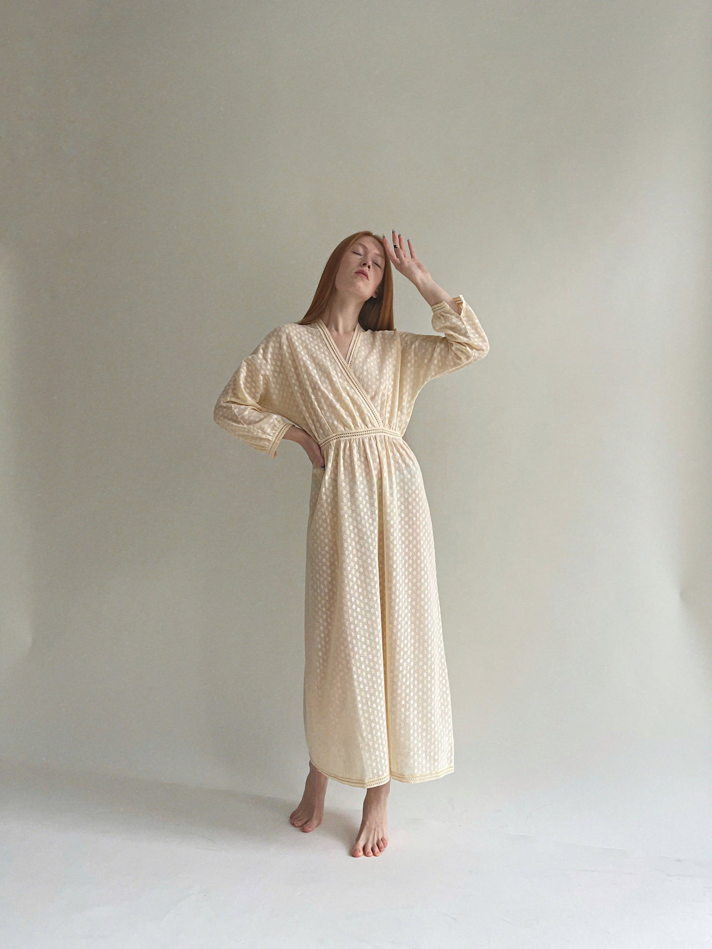 Vintage cotton blend dress